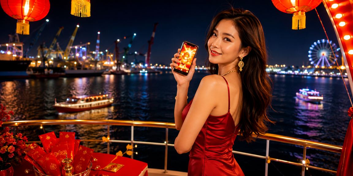 Khung cảnh chợ đèn lồng và xổ số Hải Phòng
